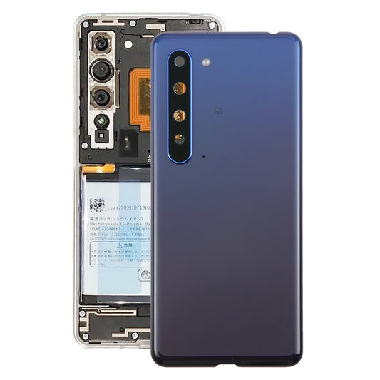 For Sharp Aquos R5G Original Battery Back Cover(Blue) - Others by buy2fix | Online Shopping UK | buy2fix