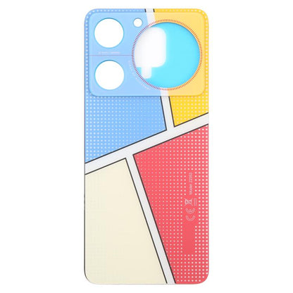 For ZTE nubia Music Z2353 Glass Battery Back Cover with Adhesive(Multicolour) - For ZTE by buy2fix | Online Shopping UK | buy2fix