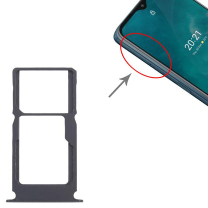 For Nokia G50 Original SIM Card Tray + SIM Card Tray / Micro SD Card Tray (Black) - Card Tray by buy2fix | Online Shopping UK | buy2fix