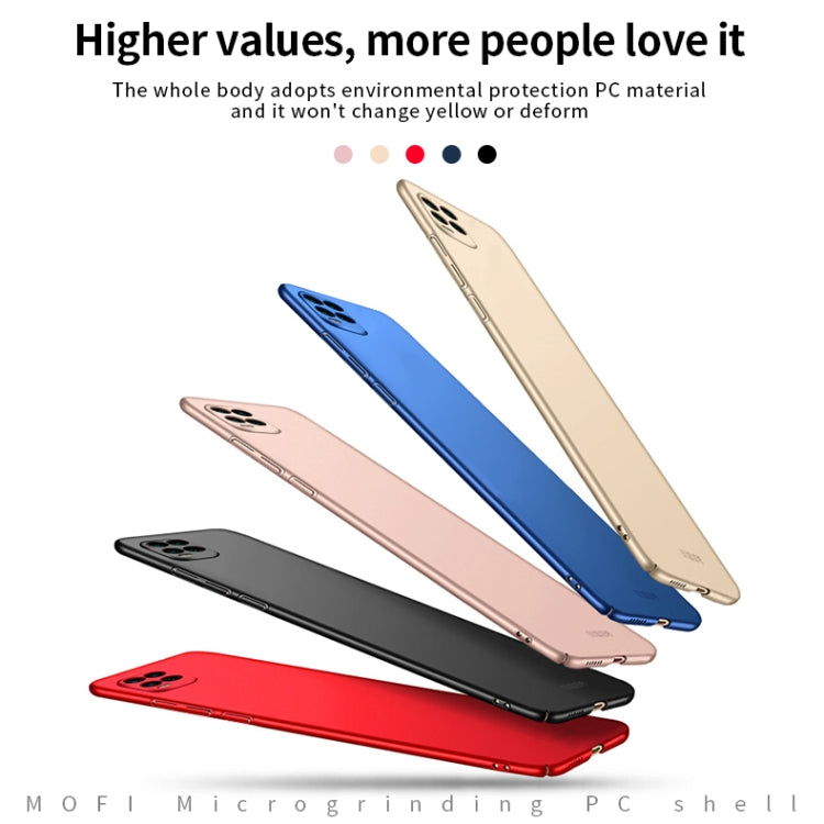 For Xiaomi Mi 10 Lite MOFI Frosted PC Ultra-thin Hard Case(Rose gold) - Xiaomi Cases by MOFI | Online Shopping UK | buy2fix