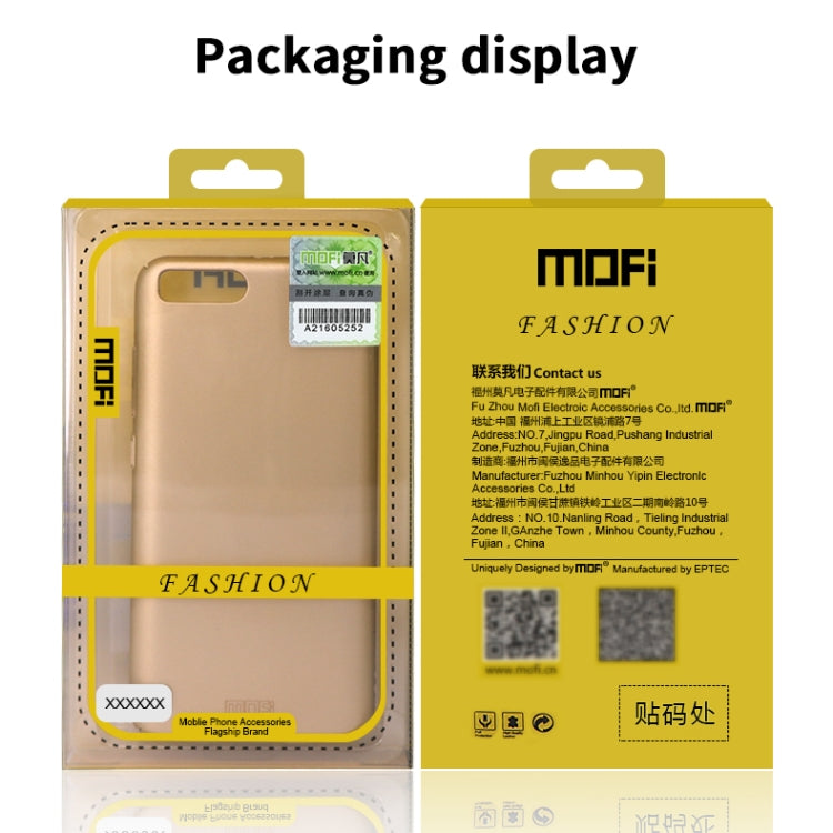 For OPPO Ace2 MOFI Frosted PC Ultra-thin Hard Case(Gold) - OPPO Cases by MOFI | Online Shopping UK | buy2fix