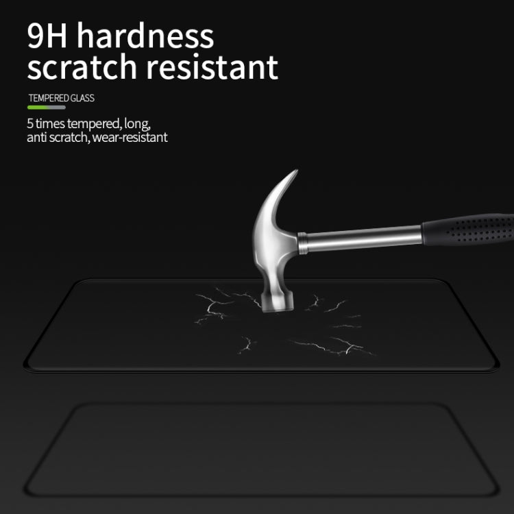 For OnePlus 8 MOFI 9H 3D Explosion Proof Thermal Bending Full Screen Covered Tempered Glass Film(Black) - OnePlus Tempered Glass by MOFI | Online Shopping UK | buy2fix