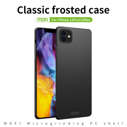 For iPhone 12 / 12 Pro MOFI Frosted PC Ultra-thin Hard Case(Red) - iPhone 12 / 12 Pro Cases by MOFI | Online Shopping UK | buy2fix