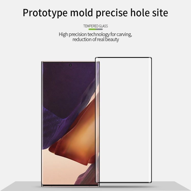 For Samsung Galaxy Note20 Ultra MOFI 9H 3D Explosion Proof Thermal Bending Full Screen Covered With Tempered Glass Film（Ultrasonic fingerprint unlock）(Black) - Galaxy Tempered Glass by MOFI | Online Shopping UK | buy2fix