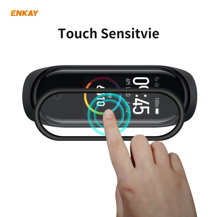 For Xiaomi Mi Band 4 2 PCS ENKAY Hat-Prince 3D Full Screen Soft PC Edge + PMMA HD Screen Protector Film - Screen Protector by ENKAY | Online Shopping UK | buy2fix