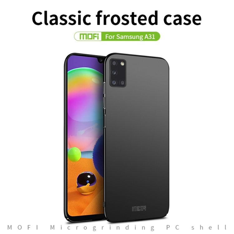 For Samsung Galaxy A31 MOFI Frosted PC Ultra-thin Hard Case(Gold) - Galaxy Phone Cases by MOFI | Online Shopping UK | buy2fix