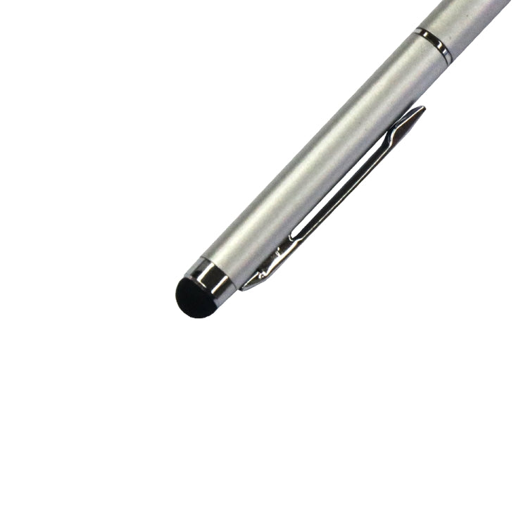 AT-18 3 in 1 Rotary Mobile Phone Touch Screen Handwriting Pen is Suitable for Apple / Huawei / Samsung(Silver) - Stylus Pen by buy2fix | Online Shopping UK | buy2fix