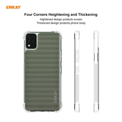 For LG K42 Hat-Prince ENKAY Clear TPU Shockproof Case Soft Anti-slip Cover - LG by ENKAY | Online Shopping UK | buy2fix