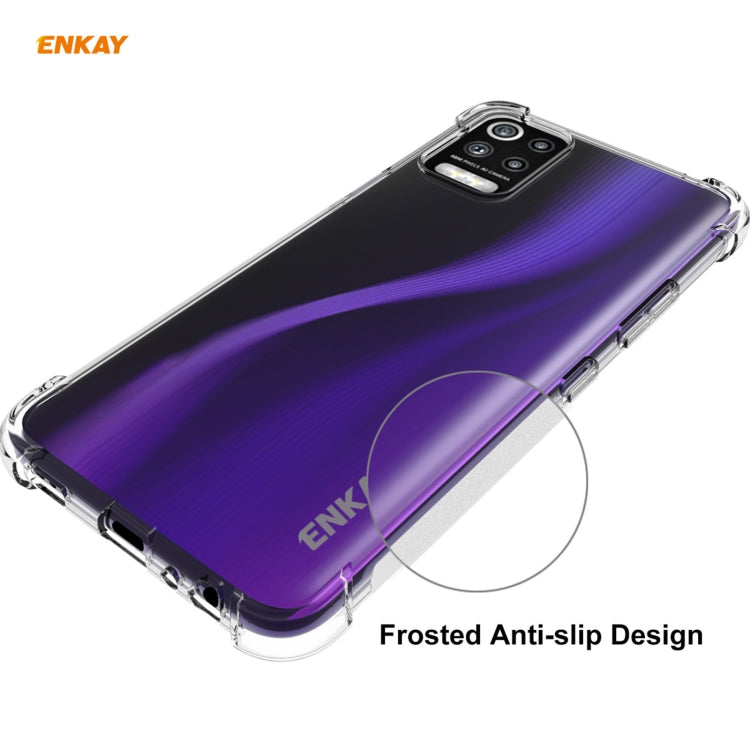 For LG K52 / Q52 / K62 / K62+ Hat-Prince ENKAY Clear TPU Shockproof Case Soft Anti-slip Cover - LG by ENKAY | Online Shopping UK | buy2fix