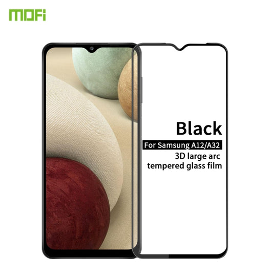 For Samsung Galaxy A12 / A32 5G MOFI 9H 3D Explosion-proof Curved Screen Tempered Glass Film - Galaxy Tempered Glass by MOFI | Online Shopping UK | buy2fix