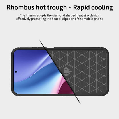 For Xiaomi Redmi K40 / K40 Pro / K40 Pro+ / Poco F3 MOFI Gentleness Series Brushed Texture Carbon Fiber Soft TPU Case(Grey) - Xiaomi Cases by MOFI | Online Shopping UK | buy2fix