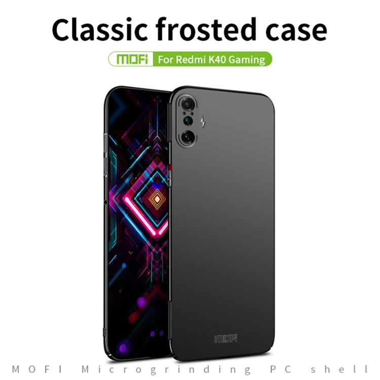 For Xiaomi Redmi K40 Gaming MOFI Frosted PC Ultra-thin Hard Case(Red) - Xiaomi Cases by MOFI | Online Shopping UK | buy2fix