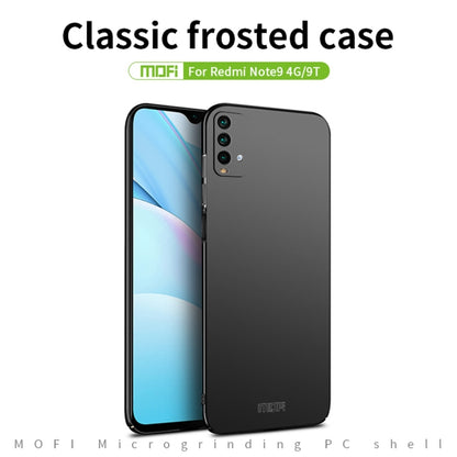 For Xiaomi Redmi 9T / Note9 4G / 9 Power MOFI Frosted PC Ultra-thin Hard Case(Black) - Xiaomi Cases by MOFI | Online Shopping UK | buy2fix