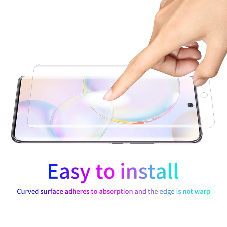 For Honor 50 10 PCS ENKAY Hat-Prince 3D Curved Full Coverage PET Hot Bending HD Screen Protector Soft Film Support Fingerprint Unlock - For Huawei by ENKAY | Online Shopping UK | buy2fix