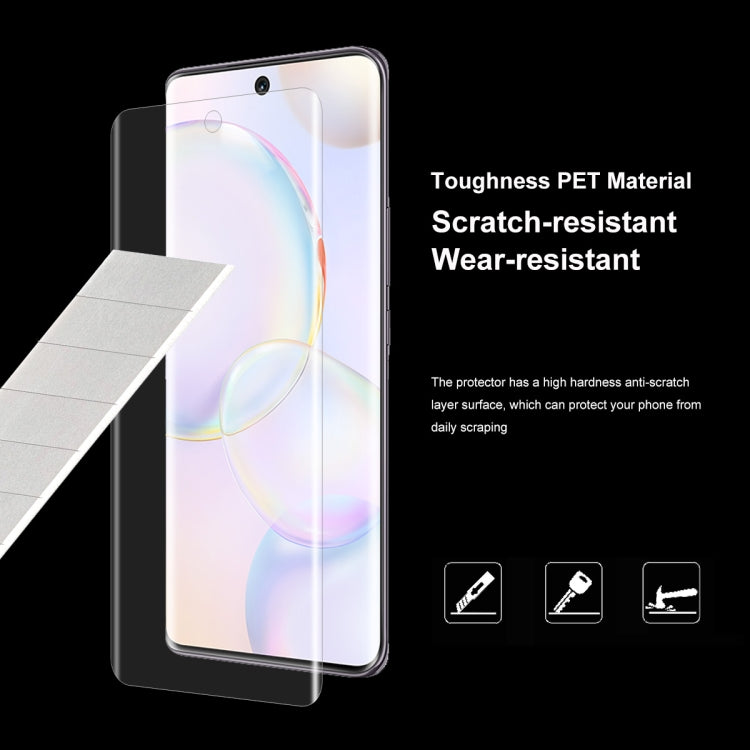 For Honor 50 5 PCS ENKAY Hat-Prince 3D Curved Full Coverage PET Hot Bending HD Screen Protector Soft Film Support Fingerprint Unlock - For Huawei by ENKAY | Online Shopping UK | buy2fix