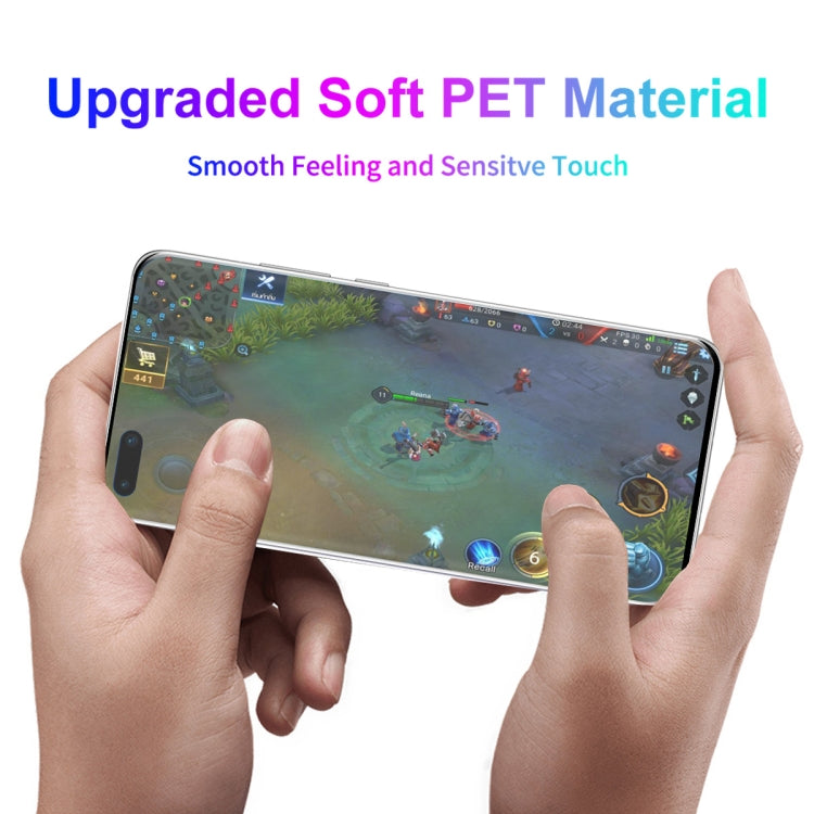 For Honor 50 Pro ENKAY Hat-Prince 3D Curved Full Coverage PET Hot Bending HD Screen Protector Soft Film Support Fingerprint Unlock - For Huawei by ENKAY | Online Shopping UK | buy2fix