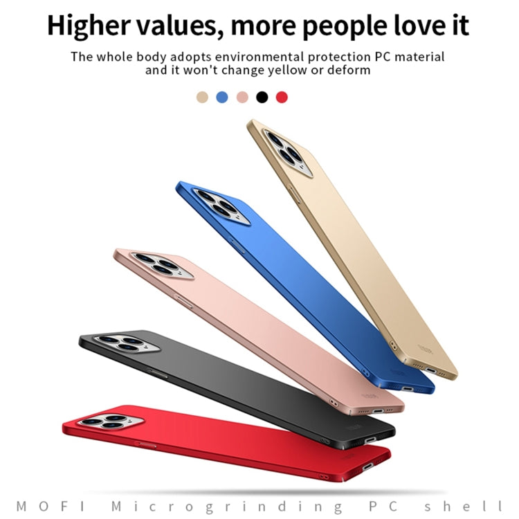 For iPhone 13 Pro MOFI Frosted PC Ultra-thin Hard Case(Red) - iPhone 13 Pro Cases by MOFI | Online Shopping UK | buy2fix