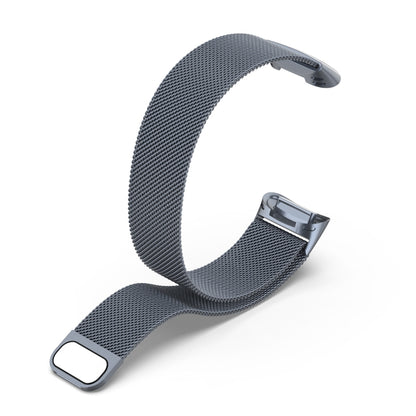 Milano Magnetic Metal Watch Band for Fitbit Charge 5(Gray) - Watch Bands by buy2fix | Online Shopping UK | buy2fix