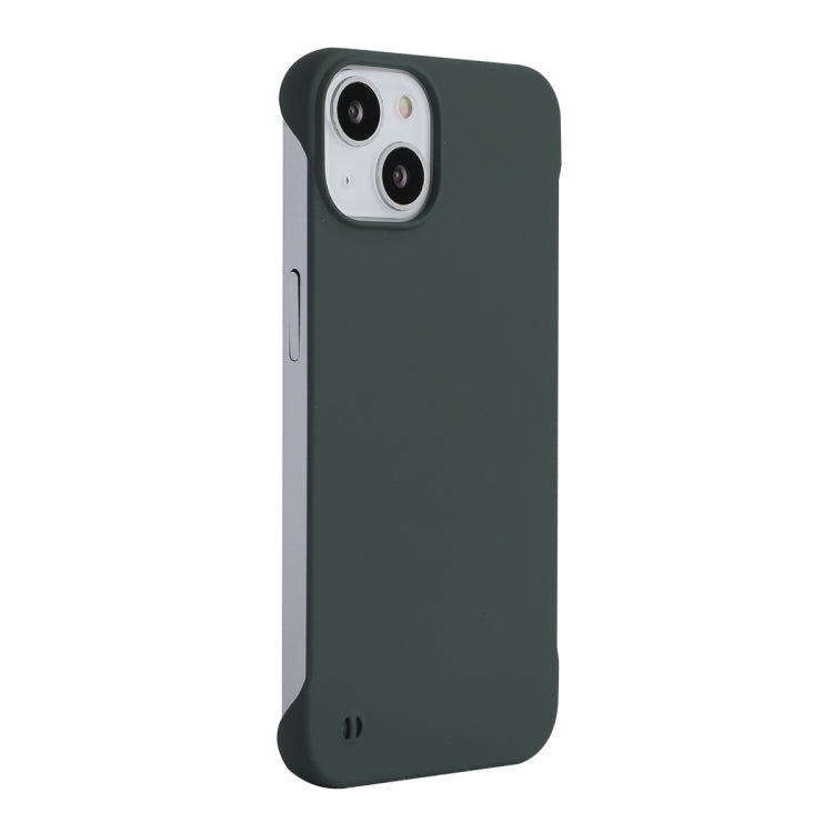 For iPhone 13 mini ENKAY Matte Frameless PC Phone Case (Dark Green) - iPhone 13 mini Cases by ENKAY | Online Shopping UK | buy2fix