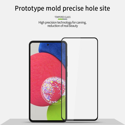 For Samsung Galaxy A53 5G MOFI 9H 2.5D Tempered Glass Full Film(Black) -  by MOFI | Online Shopping UK | buy2fix