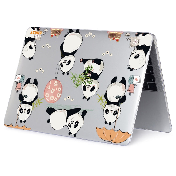 ENKAY Animal Series Pattern Laotop Protective Crystal Case For MacBook Pro 13.3 inch A1706 / A1708 / A1989 / A2159(Panda) - MacBook Pro Cases by ENKAY | Online Shopping UK | buy2fix