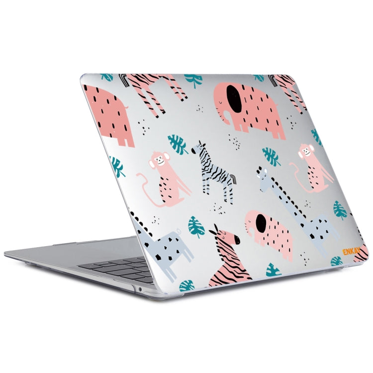 For MacBook Air 13.3 inch A1932 / A2179 / A2337 ENKAY Animal Series Pattern Laotop Protective Crystal Case(Animals No.2) - MacBook Air Cases by ENKAY | Online Shopping UK | buy2fix