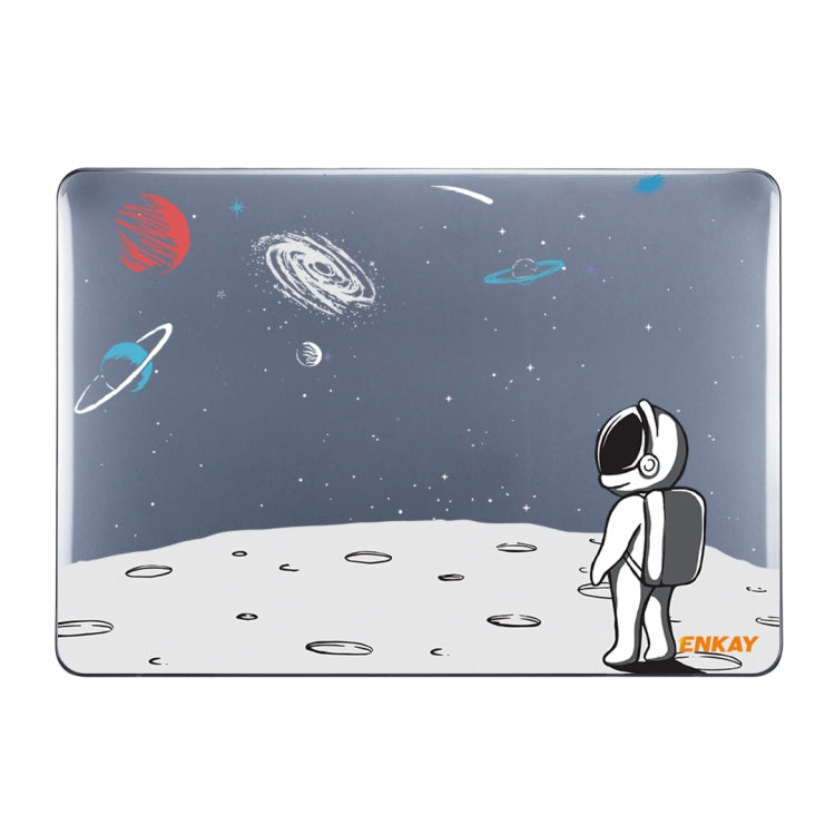 ENKAY Star Series Pattern Laotop Protective Crystal Case For MacBook Pro 15.4 inch A1707 / A1990(Backpack Astronaut) - MacBook Pro Cases by ENKAY | Online Shopping UK | buy2fix