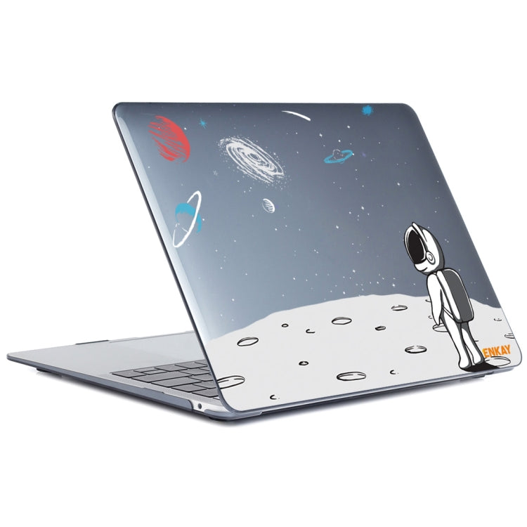 ENKAY Star Series Pattern Laotop Protective Crystal Case For MacBook Pro 16 inch A2141(Backpack Astronaut) - MacBook Pro Cases by ENKAY | Online Shopping UK | buy2fix