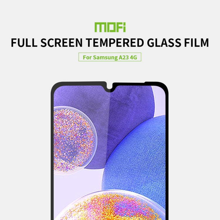 For Samsung Galaxy A23 / M23 / F23 MOFI 9H 2.5D Full Screen Tempered Glass Film(Black) -  by MOFI | Online Shopping UK | buy2fix