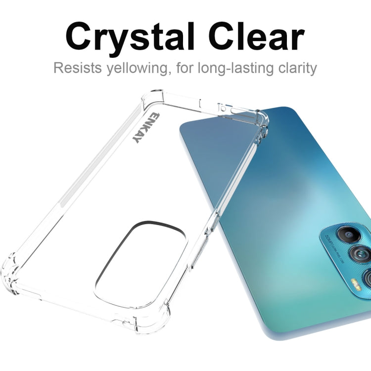 For Motorola Edge 30 ENKAY Clear TPU Shockproof Phone Case - Motorola Cases by ENKAY | Online Shopping UK | buy2fix