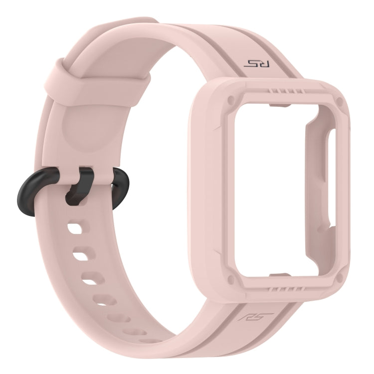 For Xiaomi Redmi Watch 2 Lite Silicone Solid Color Watch Band(Pink) - Watch Bands by buy2fix | Online Shopping UK | buy2fix