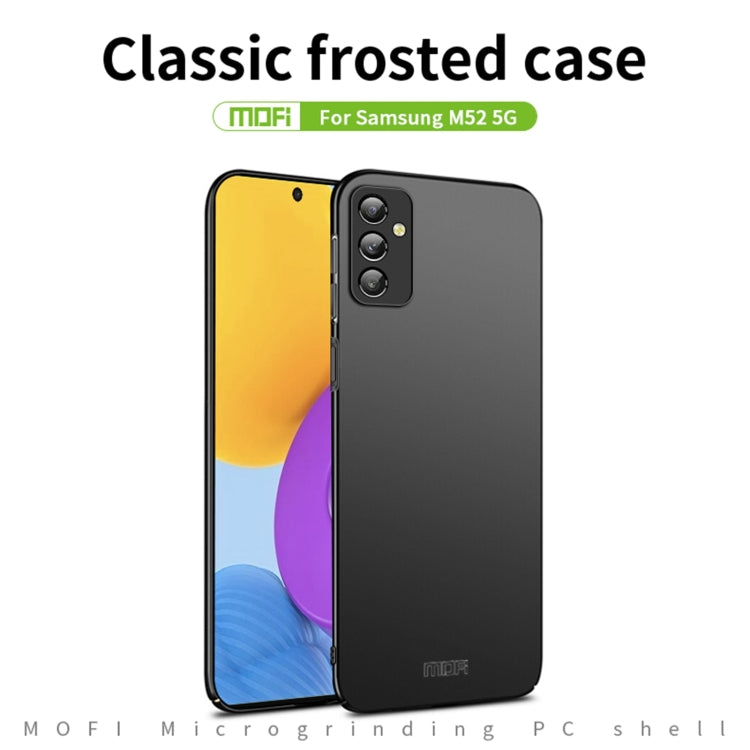 For Samsung Galaxy M52 5G MOFI Frosted PC Ultra-thin Hard Case(Blue) -  by MOFI | Online Shopping UK | buy2fix