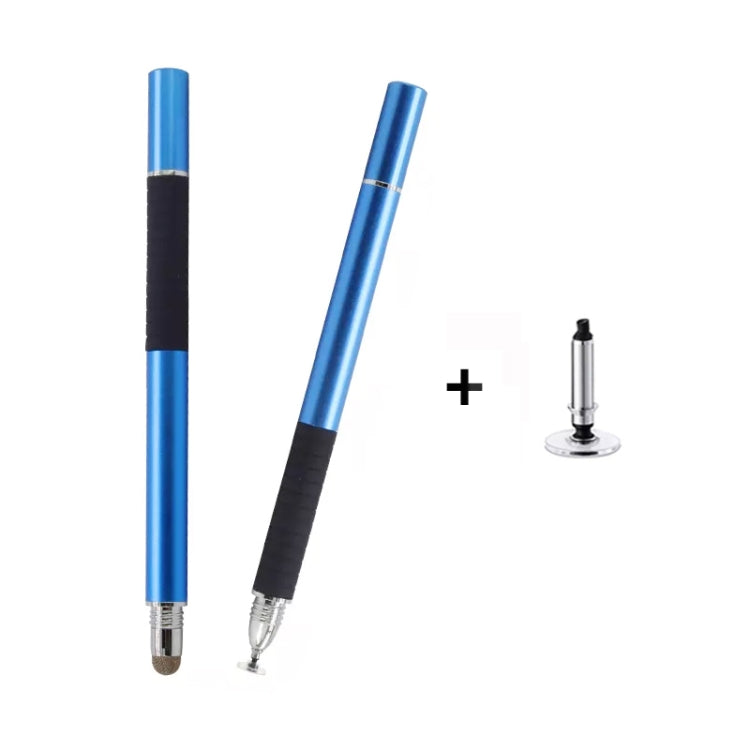 AT-31 Conductive Cloth Head + Precision Sucker Capacitive Pen Head 2-in-1 Handwriting Stylus with 1 Pen Head(Dark Blue) - Stylus Pen by buy2fix | Online Shopping UK | buy2fix