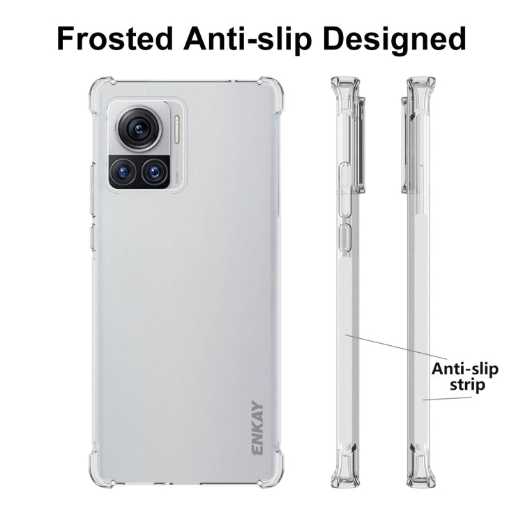 For Motorola Moto X30 Pro ENKAY Clear TPU Shockproof Phone Case - Motorola Cases by ENKAY | Online Shopping UK | buy2fix