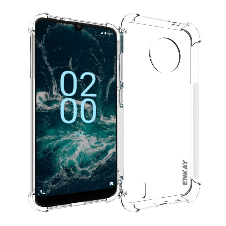 For Nokia C200 ENKAY Clear TPU Shockproof Phone Case - Nokia Cases by ENKAY | Online Shopping UK | buy2fix