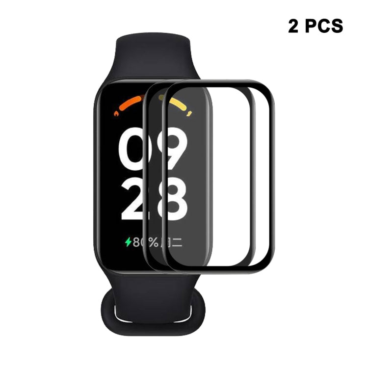 2 PCS For Redmi Smart Band 2 ENKAY Hat-Prince 3D Full Coverage Soft PC Edge + PMMA HD Screen Protector Film - Screen Protector by ENKAY | Online Shopping UK | buy2fix