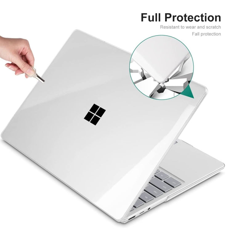 For Microsoft Surface Laptop 3/4/5 13.5 Steel 1868/1951 ENKAY Hat-Prince Shockproof Crystal Hard Case(Transparent) - Microsoft by ENKAY | Online Shopping UK | buy2fix