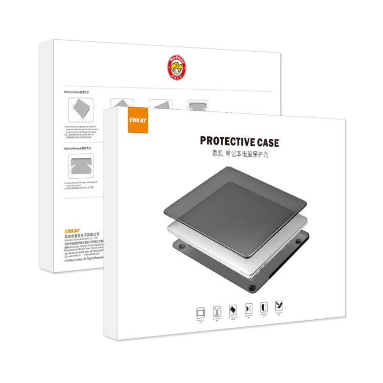 For Microsoft Surface Laptop 3/4/5 13.5 Steel 1868/1951 ENKAY Hat-Prince Shockproof Crystal Hard Case(Transparent) - Microsoft by ENKAY | Online Shopping UK | buy2fix