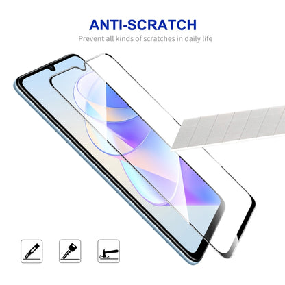 For Honor X7A 4G Global ENKAY Hat-Prince Full Glue 0.26mm 9H 2.5D Tempered Glass Full Film - Honor Tempered Glass by ENKAY | Online Shopping UK | buy2fix