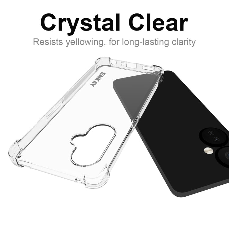 For OnePlus Nord CE 3 5G ENKAY Hat-Prince Clear TPU Shockproof Phone Case - OnePlus Cases by ENKAY | Online Shopping UK | buy2fix