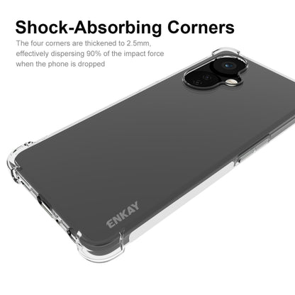 For OnePlus Nord CE 3 5G ENKAY Hat-Prince Clear TPU Shockproof Phone Case - OnePlus Cases by ENKAY | Online Shopping UK | buy2fix