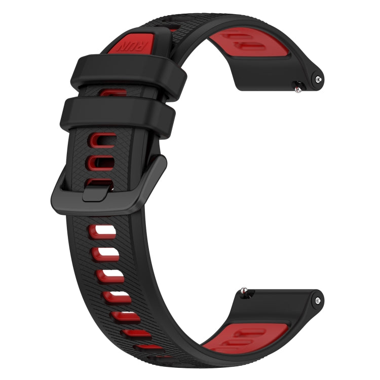 For Honor Watch Dream 22mm Sports Two-Color Silicone Watch Band(Black+Red) - Watch Bands by buy2fix | Online Shopping UK | buy2fix