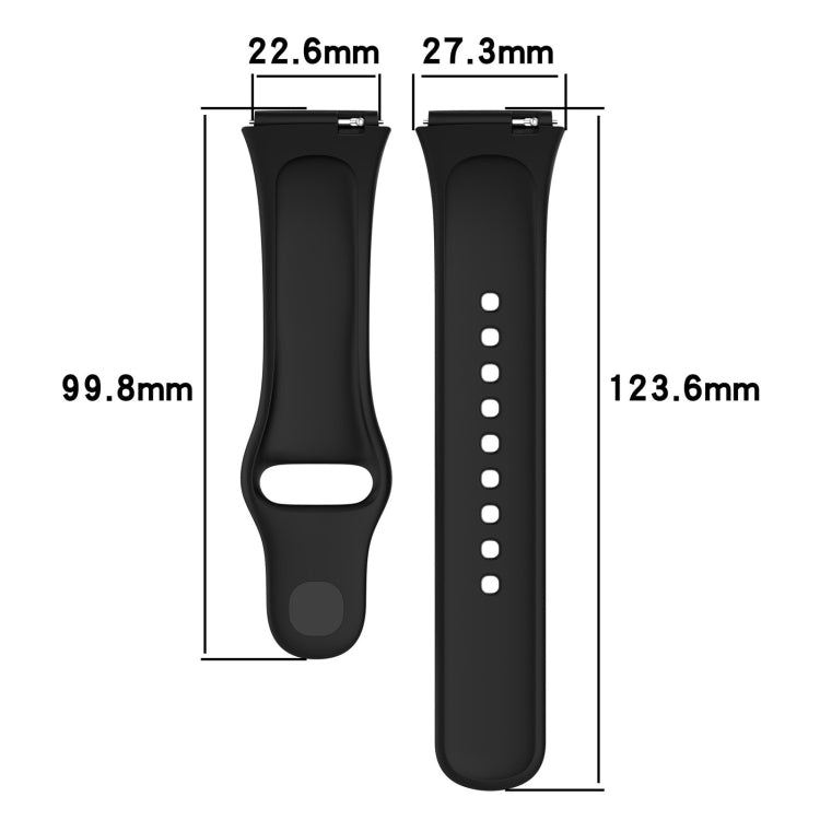 For Redmi Watch 3 Lite Sports Solid Color Silicone Replacement Watch Band(Teal) - Watch Bands by buy2fix | Online Shopping UK | buy2fix