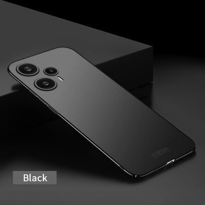 For Xiaomi Redmi Note 12 Turbo 5G MOFI Micro-Frosted PC Ultra-thin Hard Phone Case(Black) - Xiaomi Cases by MOFI | Online Shopping UK | buy2fix