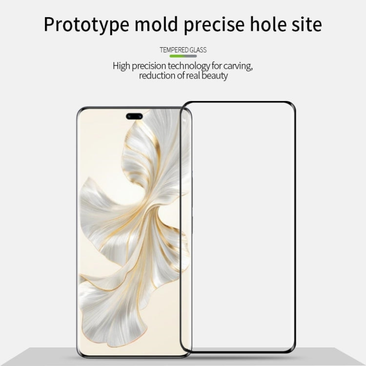 For Honor 100 Pro PINWUYO 9H 3D Hot Bending Tempered Glass Film(Black) - Honor Tempered Glass by PINWUYO | Online Shopping UK | buy2fix