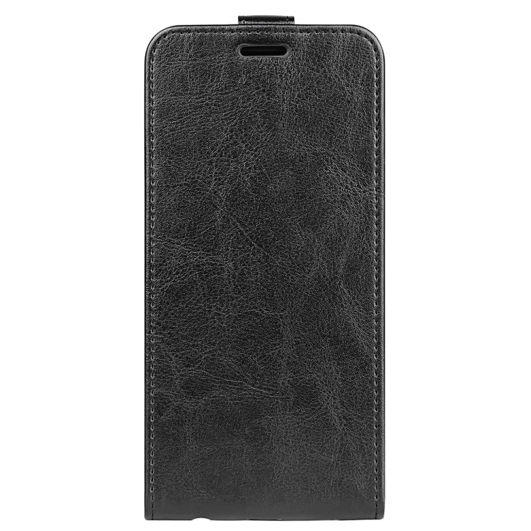 For iPhone 16 Pro Max R64 Texture Single Vertical Flip Leather Phone Case(Black) - iPhone 16 Pro Max Cases by buy2fix | Online Shopping UK | buy2fix