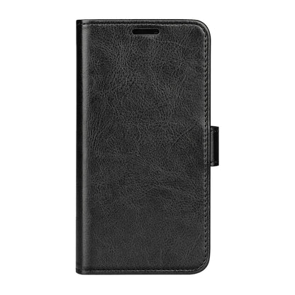 For iPhone 16 Pro R64 Texture Horizontal Flip Leather Phone Case(Black) - iPhone 16 Pro Cases by buy2fix | Online Shopping UK | buy2fix