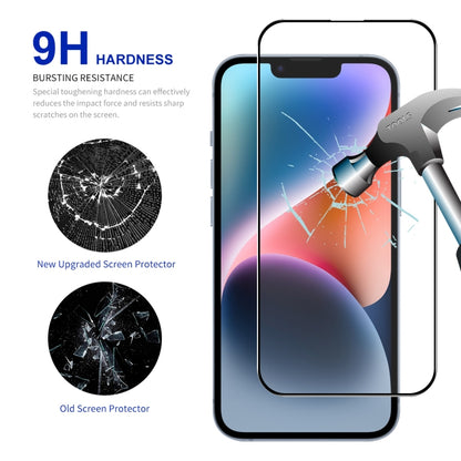 For iPhone 15 5pcs ENKAY Full Glue High Aluminum-silicon Tempered Glass Film - iPhone 15 Tempered Glass by ENKAY | Online Shopping UK | buy2fix