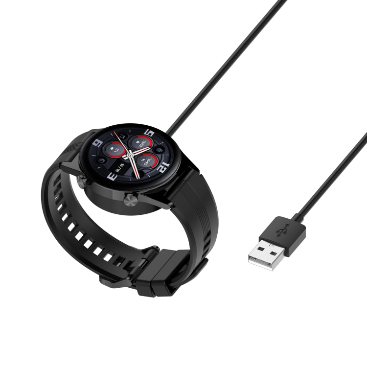 For Honor Watch GS3 TMA-L19 Integrated Mmagnetic Suction Watch Charging Cable, Length: 1m(Black) - Charger by buy2fix | Online Shopping UK | buy2fix