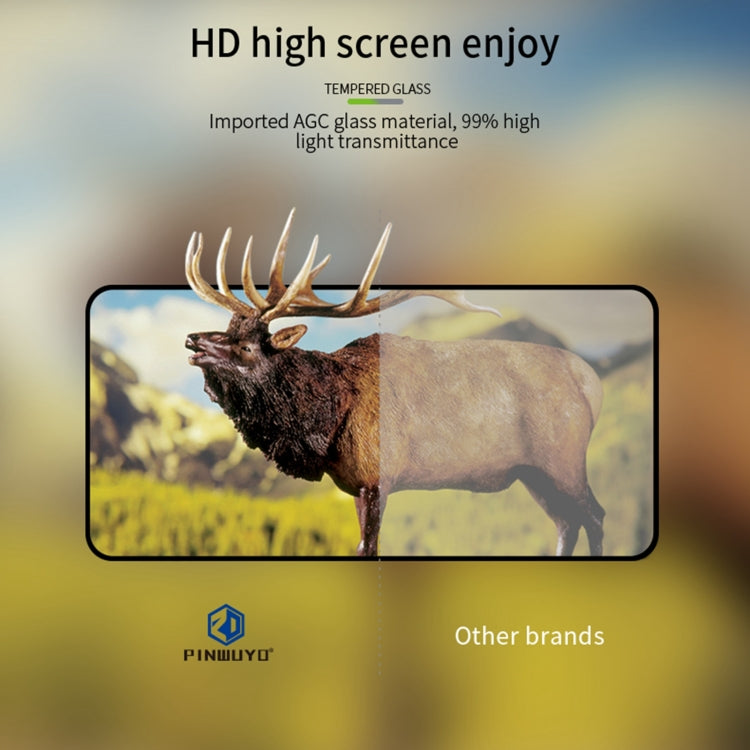 For OnePlus Nord CE4 PINWUYO 9H 2.5D Full Screen Tempered Glass Film(Black) - OnePlus Tempered Glass by PINWUYO | Online Shopping UK | buy2fix
